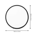 thumbnail image 2 of Foldable Fan White Round Hand Fan Folding for Serving Daily Life 2Pcs, 2 of 5
