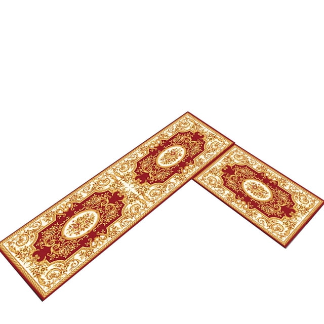 European Kitchen Mat Set Non Ergonomic Floor Carpet for Hallway Home Comfortable Standing Mat