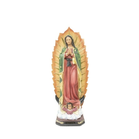 MrcjSales – Our Lady of Guadalupe Statue | 16 inches | Resin Craftsmanship | Virgen de Guadalupe | Church, Home Decor, Gifts