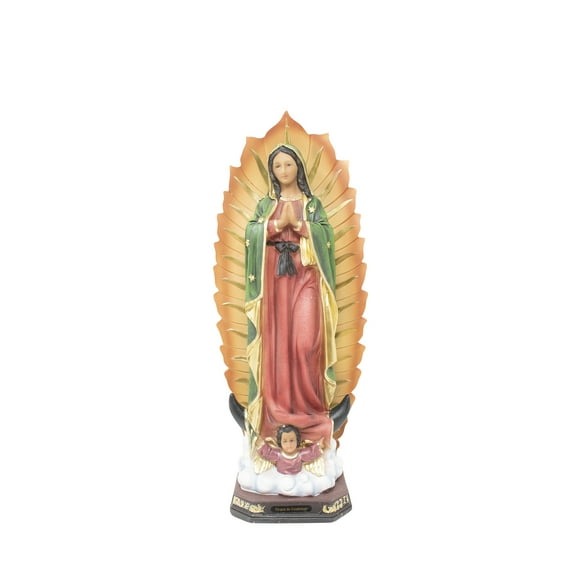 MrcjSales – Our Lady of Guadalupe Statue | 16 inches | Resin Craftsmanship | Virgen de Guadalupe | Church, Home Decor, Gifts
