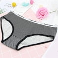 thumbnail image 5 of Conjunto breve de bragas de lencería cómoda y transpirable de ropa interior de algodón suave para niñas adolescentes, 5 of 5