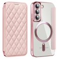 thumbnail image 1 of For Samsung Galaxy S22 5G Magnetic Case RFID Blocking Phone Leather Cover, 1 of 4