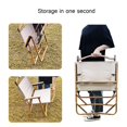 thumbnail image 3 of Portable Outdoor Folding Stool Aluminum Alloy, 3 of 4