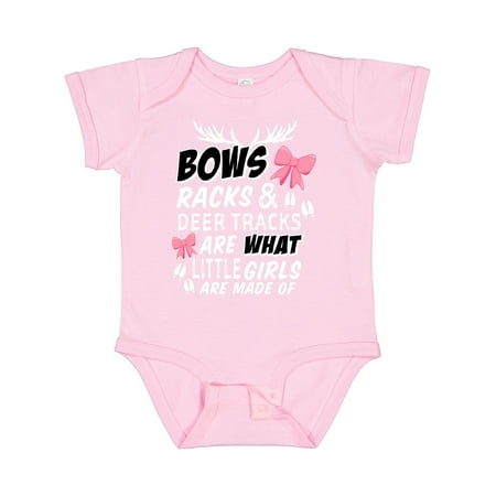 

Inktastic Hunting Season Bows Racks & Deer Gift Baby Girl Bodysuit