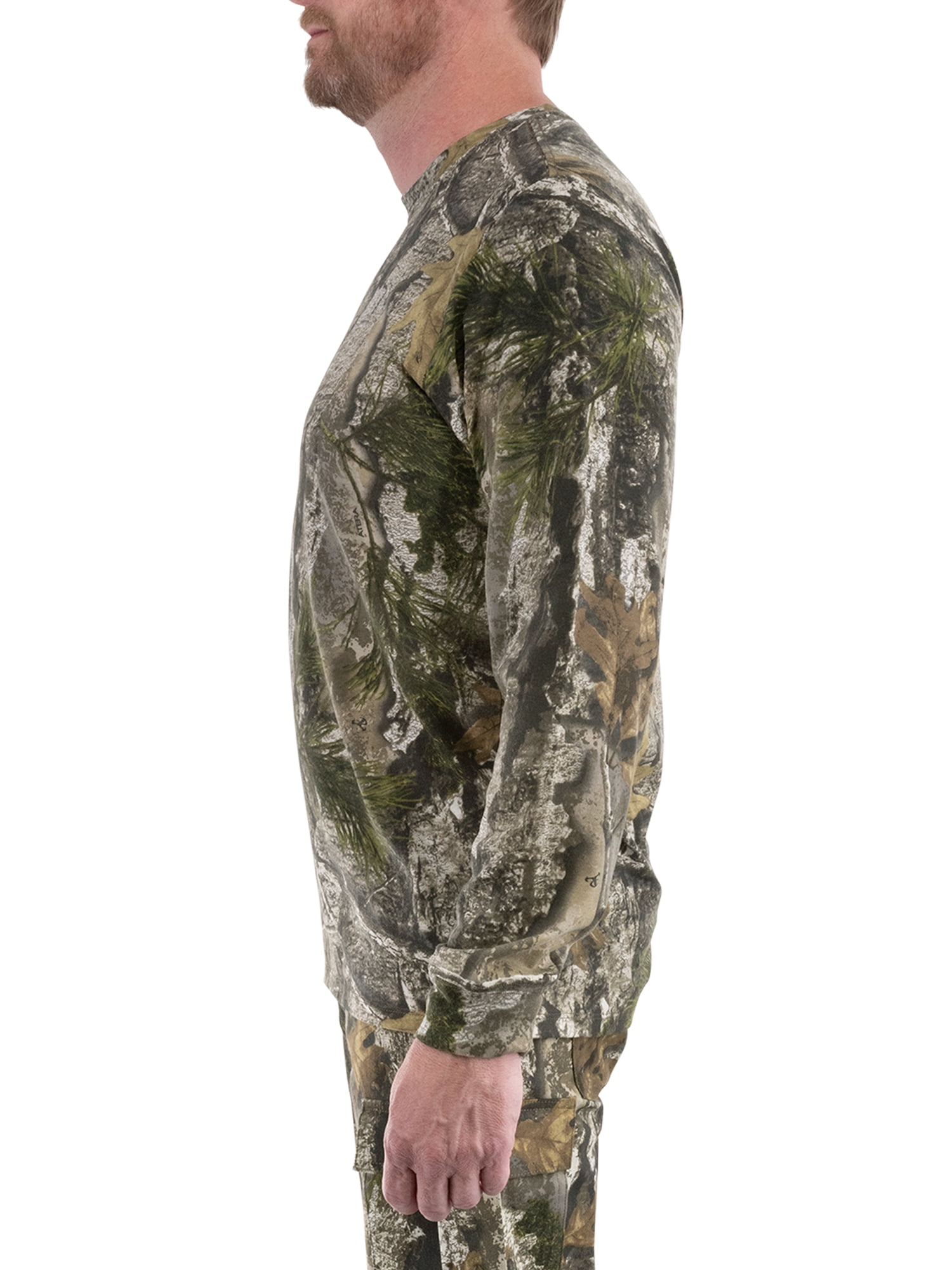 BoneCollector Camo Cotton CVC LS Tee, S-3XL