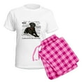 thumbnail image 5 of CafePress - Black Lab Traits Pajamas - Women's Short Sleeve Print T-Shirt and Pants Light Cotton Pajama Set, 5 of 7