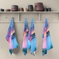 thumbnail image 5 of GZHJMY Soft Absorbent Reusable Kitchen Towels, Set of 1|28x18 in, Summer Beach Palm Dining Kitchen Living Room Tea Towels Dish Towels Decorative Towels, 5 of 7