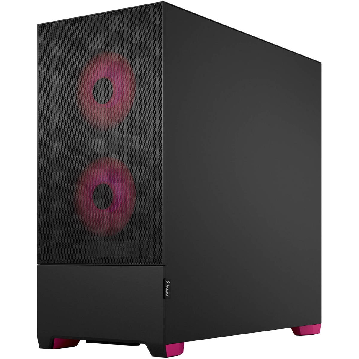 Fractal Design Pop Air RGB Black Magenta Core TG ATX High-Airflow Clear Tempered Glass Window Mid Tower Computer Case