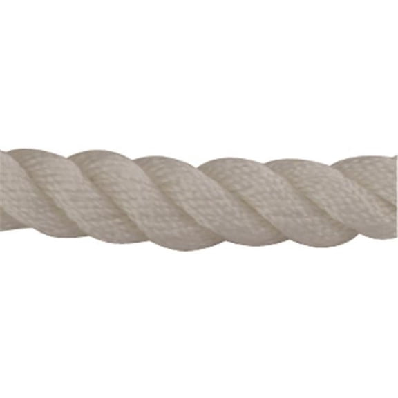 301112020WH-1 0.5 in. x 20 ft. Twisted Nylon Dock Line - White