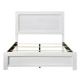 thumbnail image 6 of Eby King Size Bed- Rustic Farmhouse Style- White Finish Wood Veneer, 6 of 8