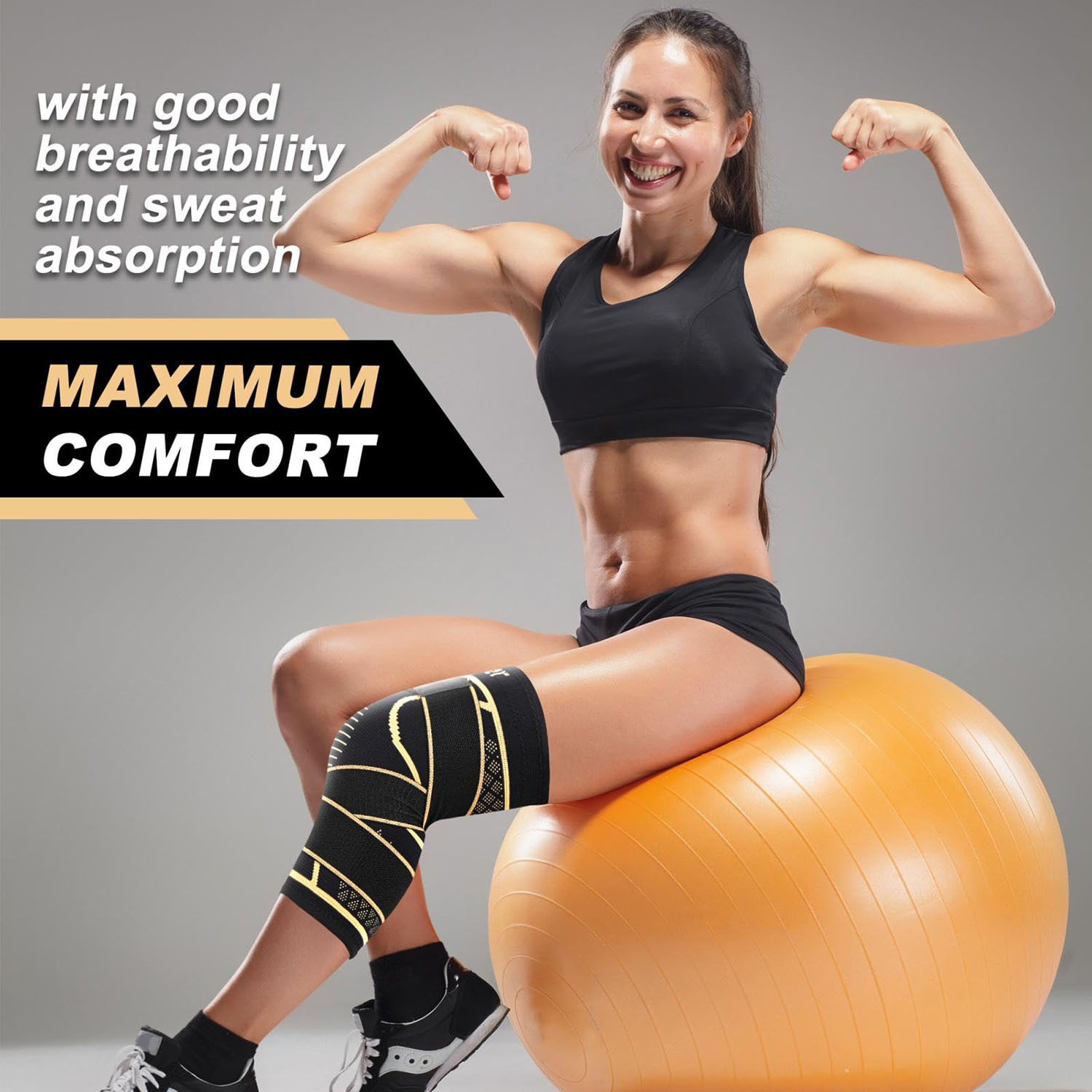 Easymart Copper Knee Brace 2-Pack photo 6