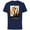 Navy, variant on Ahsoka Face and Name in Aurebesh Disney+ Series - Short Sleeve Cotton T-Shirt for Adults - Customized-Natural