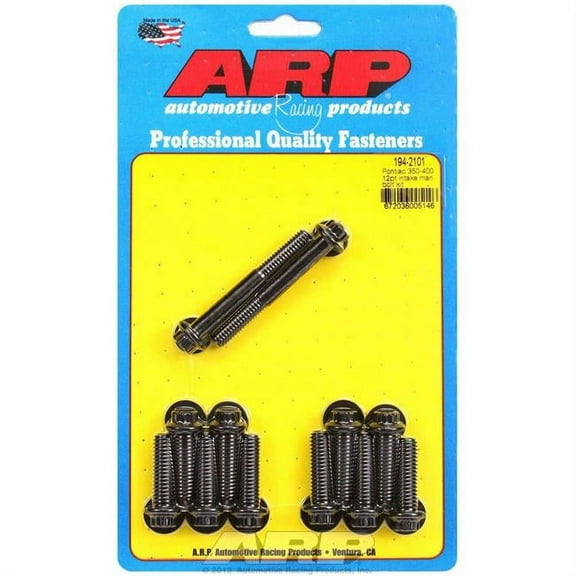 ARP INC. 194-2101 PONTIAC 350-400 12PT INTAKE MANIFOLD BOLT KIT