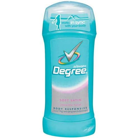 Degree: Soft Satin/Invisible Solid/Body Responsive/Anti-Perspirant & Deodorant Degree Women, 2.60 oz