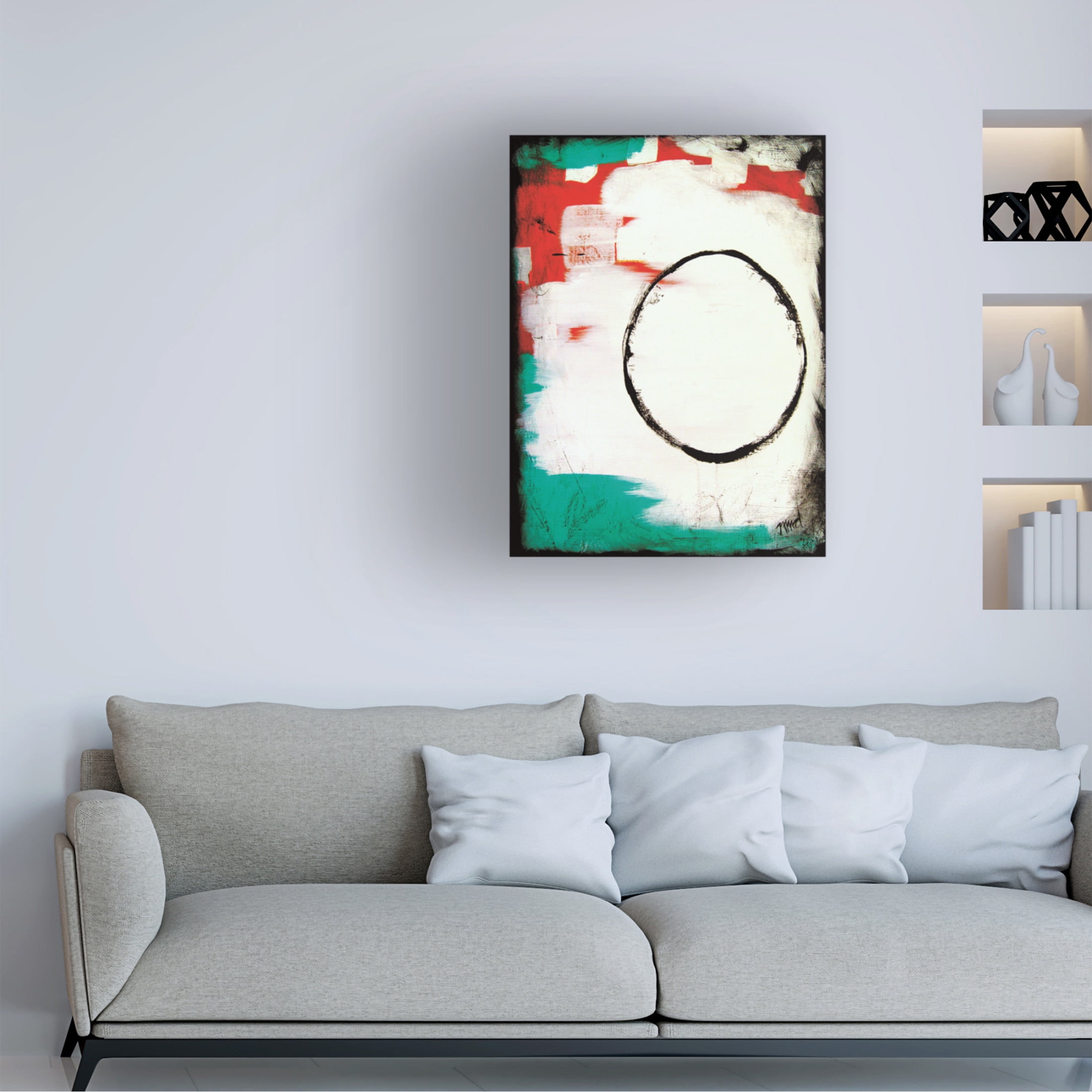 Canvas Wall Art - Nicole Dietz 'Eastwick' Wall Art for Living Room, Bedroom, or Office Décor by Trademark Fine Art - 18 x 24 Inches