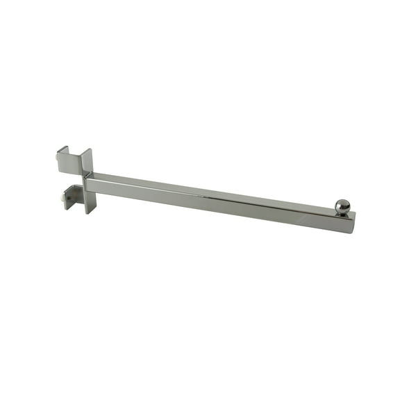 12 in. L Twist-On Square Tubing Straight Arm for Square Tubing Rack (Pack of 24)