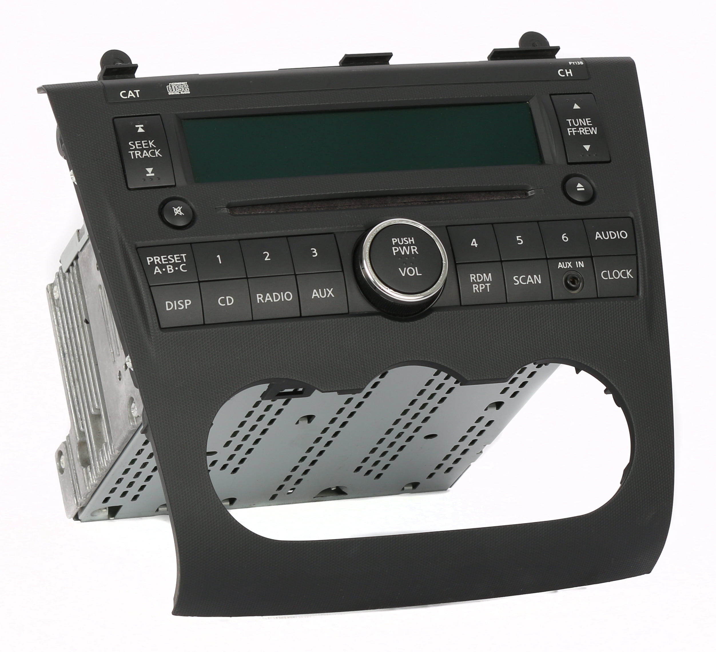 Restored Nissan Altima 2007-2009 AM FM Single CD Radio w Aux Input 28185JA000 Face PY13B (Refurbished)