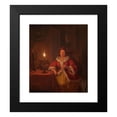 thumbnail image 2 of Petrus Kiers 20x23 Black Modern Framed Museum Art Print Titled - In the Boudoir (1841), 2 of 5