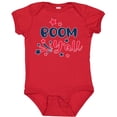 thumbnail image 3 of Inktastic 4th of July Boom Y'all with Red White and Blue Stars Boys or Girls Baby Bodysuit, 3 of 5