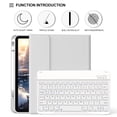 thumbnail image 3 of Funda para Tablet JKSML iPad 11" 10.9" Teclado Inalámbrico Gris, 3 of 9