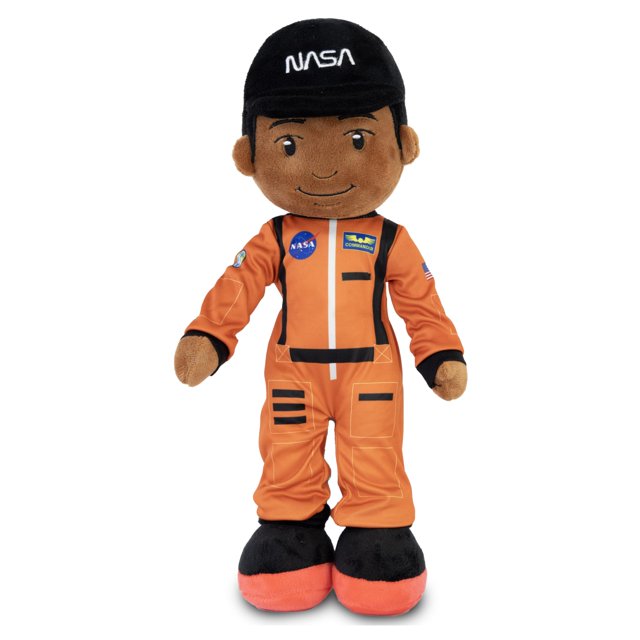 Muñeca de peluche Playtime de Eimmie Charlie NASA de 14 pulgadas para niños de 2 años