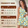 thumbnail image 7 of TSOVTHRID Fried Egg Print Pajama Set for Women Round Collar Nightwear Cute Sleeveless Print Sleepwear Tank Top and Shorts Pj Set Soft 2 Piece Loungewear, Size M, 7 of 7