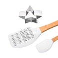 thumbnail image 3 of Cook with Color 3-Piece Patriotic Spatula and Star Cookie Cutter Set, Gingham and Stars, 3 of 5