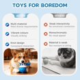 thumbnail image 4 of Interactive Dog Toys Touch Activated Bouncing & Jumping Dog Ball with Rope, Smart Automatic Rolling Toy, USB Rechargeable, Squeaky Doggie Toys to Keep Them Busy (2 Pack Blue), 4 of 6
