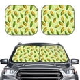thumbnail image 2 of Yiaed Fresh Corn Print Car Front Windshield Sun Shade,Foldable Anti-UV Car Sunshade for Front Window for Most Vehicles-Small, 2 of 5