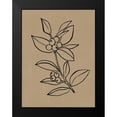 thumbnail image 2 of Warren, Annie 15x18 Black Modern Framed Museum Art Print Titled - Winter Sprig I, 2 of 5
