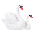 thumbnail image 6 of VERDANVERSE Swan Figurine Decor Swan Model Ornament 1 pair, 6 of 8