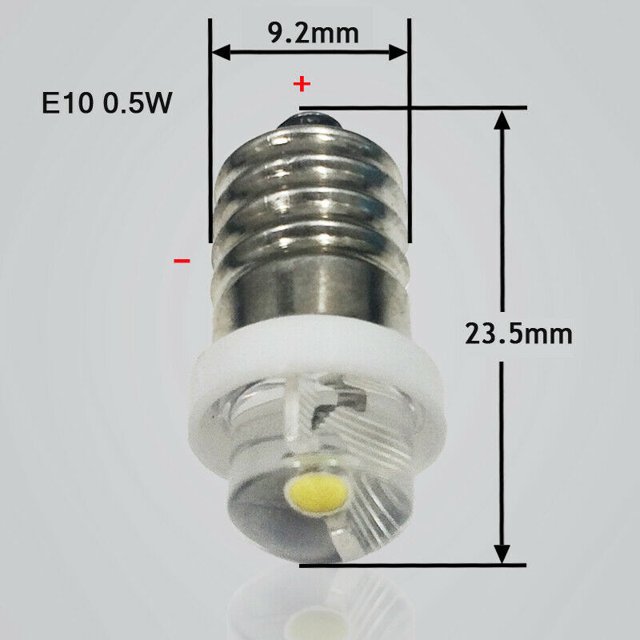 Indicador de señal de bombilla de linterna LED, medidor de señal, bombilla pequeña, bombilla de linterna LED
