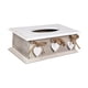 thumbnail image 2 of Caja de pañuelos de madera con tapa rectangular para decoración de mesa de cocina, contenedor para guardar servilletas y porta pañuelos., 2 of 9