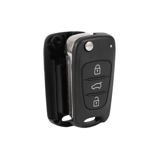Carcasa de llavero de 3 botones Unique Bargains para Kia Rio 2013 Negra