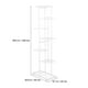 thumbnail image 3 of Soporte para plantas Soporte para plantas plegable Soporte para plantas en niveles Soporte para plantas estrecho Estante para plantas 7 niveles, 3 of 5