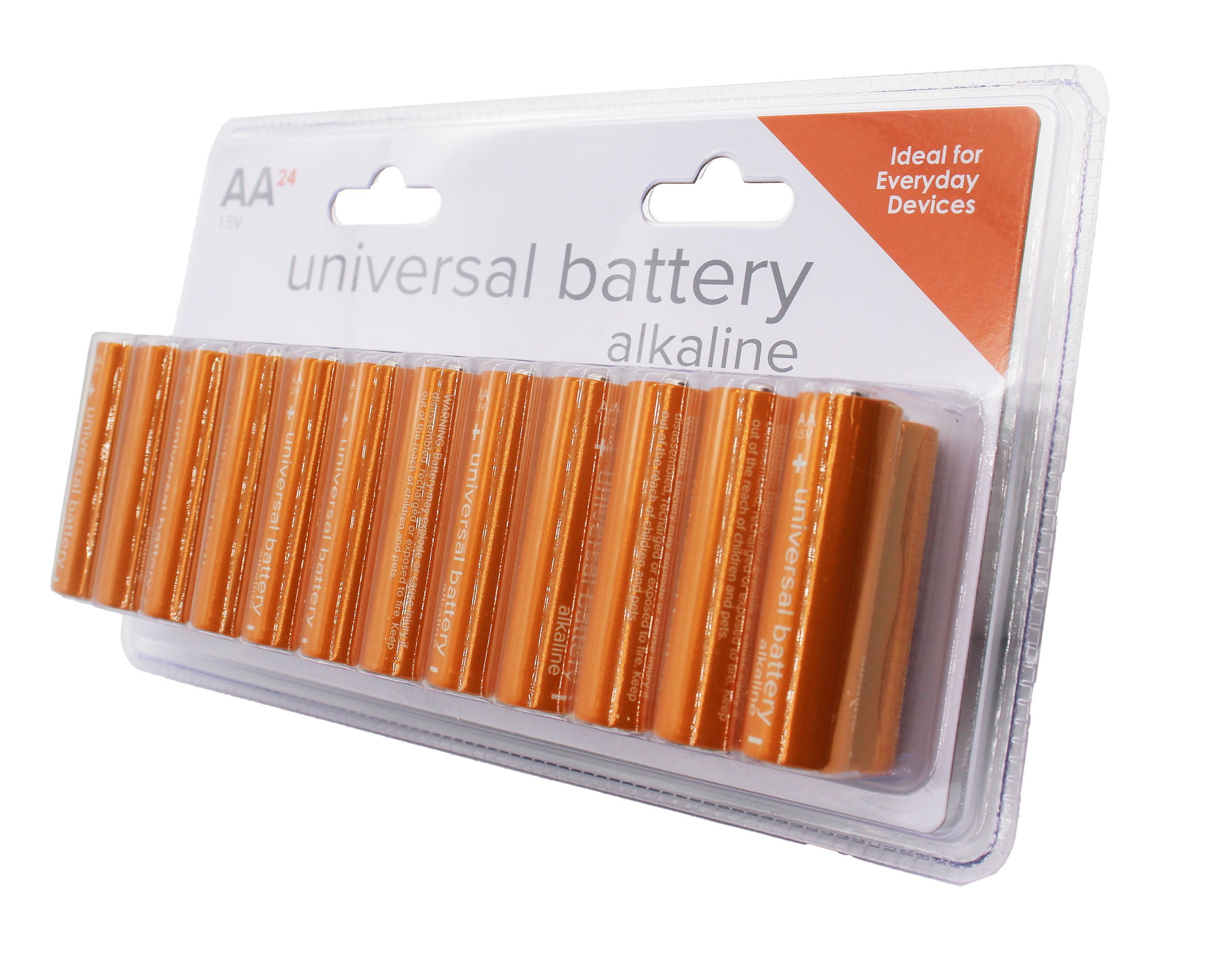 AA Alkaline Batteries 24-Pack - High Performance, Long Lasting & Reliable Power by Universal Power Group