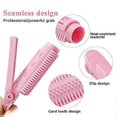 thumbnail image 3 of Juego de 4 pinzas rosas para dar volumen a las raíces del cabello. Potenciador de volumen con calor. Reutilizables. Elevación rápida de las raíces., 3 of 5