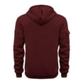 thumbnail image 4 of Fengactive Zip Up Hoodie for Men Sweatshirt Athletic Casual Workout Fall Winter Big And Tall Outfits With Pockets, 4 of 4