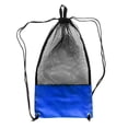 thumbnail image 1 of Destyer Sturdy Diving Drawstring Mesh Bag with Shoulder Strap 29x13 Inch Blue and Black 74x33cm 1Set, 1 of 6