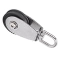 thumbnail image 1 of HURRISE Stainless Steel Shell Dual Bearings Mute Pulley Block Nylon Wheel Groove 360 Degree Rotation,Exercise Bearing Pulley,Pully Block for Fitness, 1 of 8
