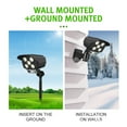 thumbnail image 7 of Kchsji Simulated Surveillance Camera with Solar Motion Sensor Light - LED Street Lamp, Outdoor Security Light with 360° Rotation for Anti-Theft, Night Lighting, and Home Protection, 7 of 7