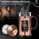 thumbnail image 3 of TECOHORS Cafetera de prensa francesa de 34 oz/1 cuarto de galón de acero inoxidable 304, con sistema de 4 filtros, vidrio de borosilicato de espesor resistente al calor, cafetera preparada (cobre), 3 of 5