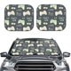 thumbnail image 2 of Balery Gamers Parasol para parabrisas de coche de 2 piezas | Parasol plegable para parabrisas delantero de coche para la mayoría de sedanes-Small, 2 of 6