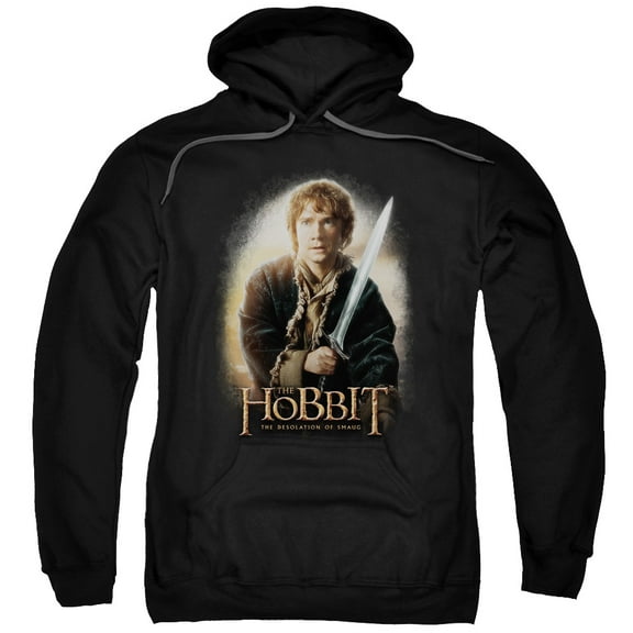 The Hobbit Bilbo And Sting Adult Pullover Hoodie Sweatshirt Black