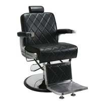KING Barber Chair Heavy Duty, Hydraulic, Reclining All Purpose Barber Chair, Hair Styling Chair, Salon Chair