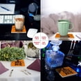 thumbnail image 2 of FMSHPON Halloween Theme Trick Or Treat Set of 4 Coaster for Drinks, Absorbent Ceramic Stone Coasters Cup Mat with Cork Base for Home Kitchen Room Coffee Table Bar Decor, 2 of 4