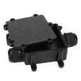 thumbnail image 2 of IP68 Weatherproof Cable Connection Enclosure - 3-Way Flame Retardant PC Material Junction Box with Silicone Sealing, Suitable for 4-15mm Wire Diameters, Ideal for Outdoor/Harsh Environments, Includes, 2 of 7