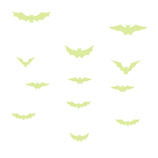 Yhmxh Halloween Decorations Stickers,Halloween Stickers Halloween Luminous Luminous Combination Party Wall Sticker Wall Stickers