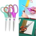 thumbnail image 2 of DJN Home & Garden 3 Pack Heavy Duty Scissors With And Comfort Grip Handles For Home School Sewing And Crafts, 2 of 9