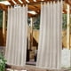 thumbnail image 1 of Cortinas transparentes de lino para exteriores, impermeables, con autoadhesivo desmontable, Natural_, 1 of 5
